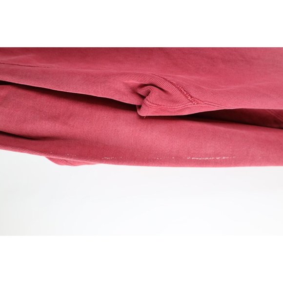 Vintage 80s Champion Reverse Weave XL Thrashed Crewneck Sweatshirt Raspberry USA - Picture 7 of 15